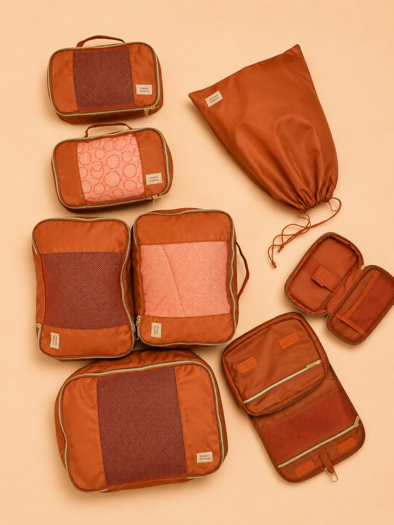 Pack complet pour voyager légère et organisée